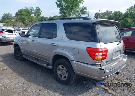 2002 Toyota Sequoia Sr5 V8 z USA, uszkodzony, nr VIN 5TDZT34A92S070079